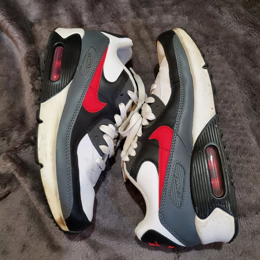 Nike Air Max CO6864-113 Low Top Sneaker Red Blue White Size 5.5Y - Picture 7 of 8